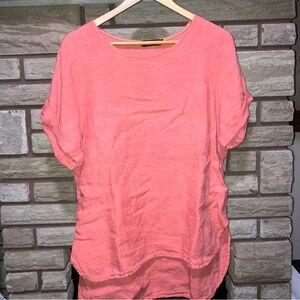 Coral Women's Linen Top